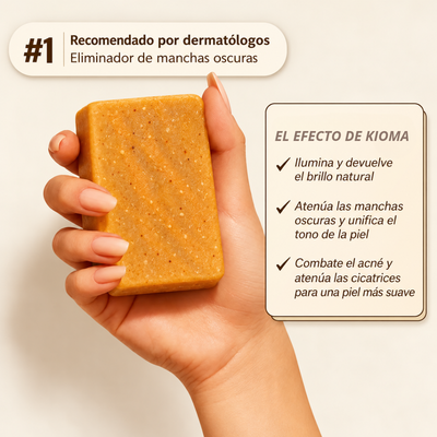 Jabón de Cúrcuma artesanal y Ácido Kójico — Ciclo 90